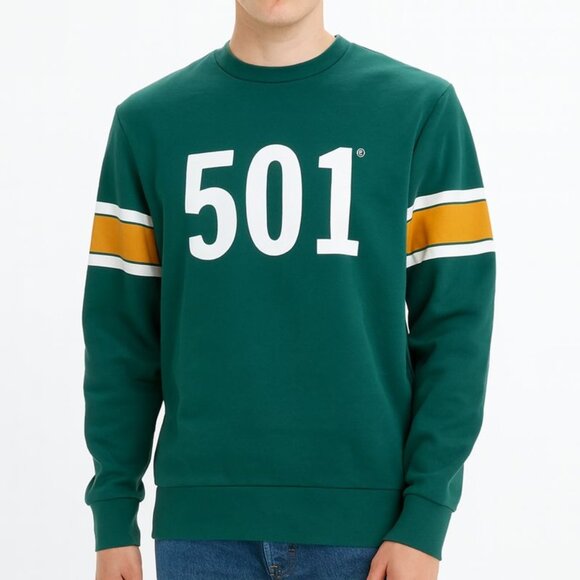 Levi's Other - Levi's Men's Standard Fit 501 Graphic Crewneck Sweatshirt Size Small